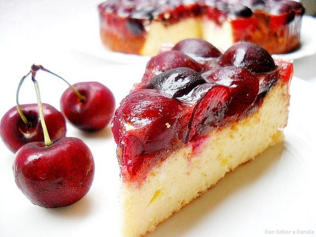 tarta de cerezas